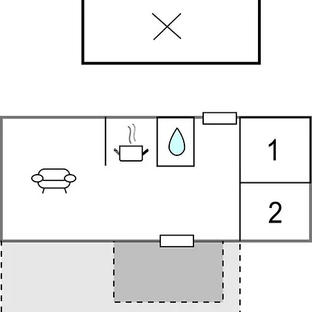Сasa de vacaciones In With Wifi Vejby